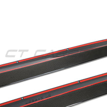 Load image into Gallery viewer, BMW F95 X5M &amp; F96 X6M 2019+ CARBON FIBRE SIDE SKIRTS - CT DESIGN
