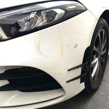 Load image into Gallery viewer, Type 2 Gloss Black Front Canards for Mercedes Benz W177 A Class AMG &amp; A35 18-22
