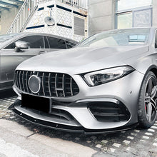 Load image into Gallery viewer, V Style Gloss Black Front Splitter for Mercedes Benz W177 A Class A45 &amp; A45S 18-22
