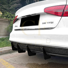 Load image into Gallery viewer, PSM Style Gloss Black Rear Diffuser for Audi B8.5 A4 S Line 13-15
