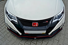Load image into Gallery viewer, Maxton Design - FRONT RACING SPLITTER V.1 HONDA CIVIC IX TYPE R (2015-2017)
