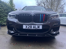 Load image into Gallery viewer, MP Style Gloss Black Front Splitter for BMW G01 X3 G02 X4 Pre-LCI 18-21
