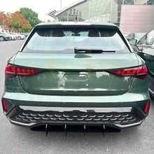 Load image into Gallery viewer, V Style Gloss Black Diffuser for Audi A3 S Line Hatchback 25-Present

