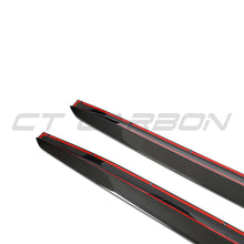 Load image into Gallery viewer, BMW F95 X5M &amp; F96 X6M 2019+ CARBON FIBRE SIDE SKIRTS - CT DESIGN

