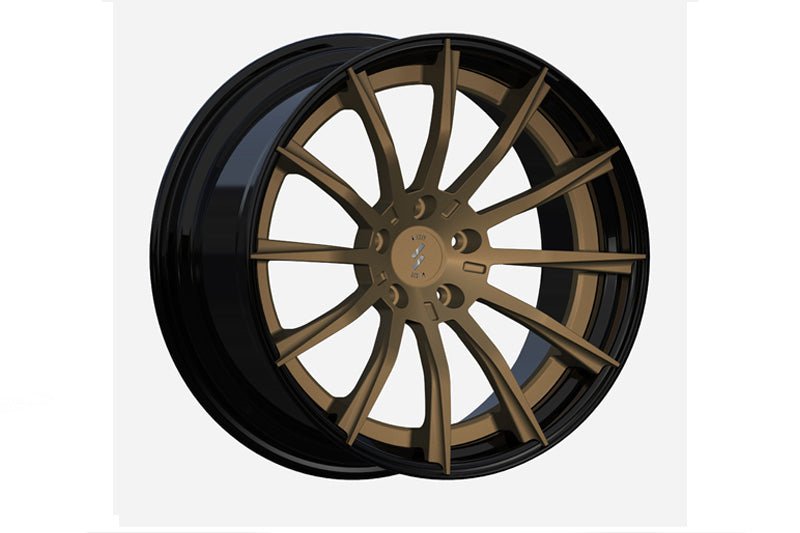 6Sixty Design Corniche Forged 2-Piece Wheels - Directional Multispoke Alloy Rims, 18-24 Inch, Straight or Stepped Lip, Custom PCD/Offset, 6061-T6, Hidden/Exposed Hardware - Performance & Luxury Car/SUV