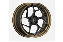 Load image into Gallery viewer, 6Sixty Design Crypto 2 Piece Forged Alloy Wheels – True Directional, Lightweight 6061-T6, Custom Fitment, Straight or Stepped Lip, Hidden/Exposed Hardware, 18–24 Inch – Forged Wheels UK
