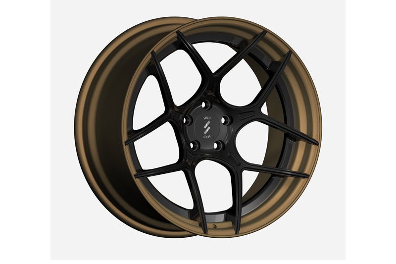 6Sixty Design Emblem 2-Piece Forged Wheels - Split Rim Custom Forged Alloys, 18-24 Inch, 6061-T6 Lightweight Forged Aluminium, Straight/Stepped Lip, Hidden/Exposed Hardware, Staggered & BMW Fitments, UK
