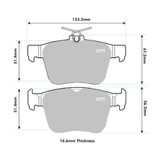 Load image into Gallery viewer, TT  MK3  (FV3) 2.5 RS QUATTRO Rear PBS Performance Brake Pads 7002
