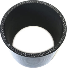 Load image into Gallery viewer, Black 102mm 4" ID Straight Silicone Hose Joiner/Coupler, 4-Ply High Temperature Intake Connector with Stainless Worm Drive Clamps
