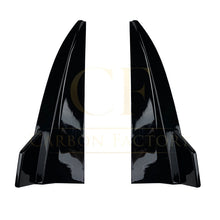 Load image into Gallery viewer, Gloss Black Rear Bumper Spats for Mercedes Benz W205 C Class Estate 15-21
