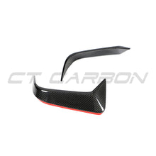 Load image into Gallery viewer, BMW F95 X5M 2019-2022 (PRE-LCI) CARBON FIBRE REAR BUMPER TRIM - CT DESIGN
