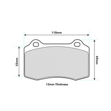 Load image into Gallery viewer, TESLA MODEL S Rear Performance Brake Pad 8003
