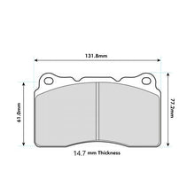 Load image into Gallery viewer, Tesla Model S Front Performance Brake Pads 8017 14.7mm thick
