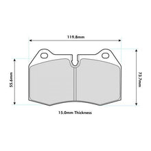 Load image into Gallery viewer, Honda Integra DC5 Front Performance Brake Pads 8071
