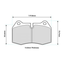 Load image into Gallery viewer, MINI with Brembo Front Performance Brake Pads 8071
