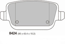 Load image into Gallery viewer, Ford focus RS MK2 PBS Rear Pads 8424
