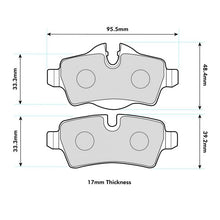 Load image into Gallery viewer, MINI Rear Performance Brake Pads 8472
