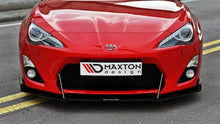 Load image into Gallery viewer, Maxton Design - FRONT RACING SPLITTER TOYOTA GT86 (WITH WINGS) (2012-2016)
