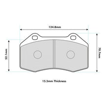 Load image into Gallery viewer, ABARTH PUNTO/EVO Brembo Caliper Performance Brake Pads 8541
