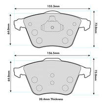 Load image into Gallery viewer, AUDI A3 (8P1) &amp; (8PA) Front Performance Brake Pads 8601
