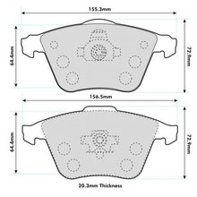 Load image into Gallery viewer, WV PASSAT 3.2 &amp; 3.6 Front Performance Brake Pads 8602
