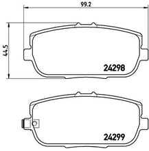Load image into Gallery viewer, Mazda MX5 MK4 (NC) Race Brake Pads - 1.5 / 2.0 Rear Performance Track Pads 8614
