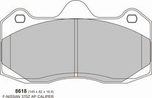 Load image into Gallery viewer, AP Caliper CP7040 AP Cross ref  Performance Brake Pads 8618 CP7040D61
