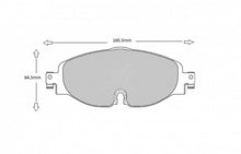 Load image into Gallery viewer, VOLKSWAGEN GOLF GTI MK7  PBS Performance Brake pads 2012> on  8638
