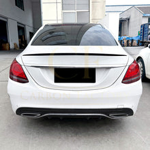 Load image into Gallery viewer, P Style Gloss Black Boot Spoiler for Mercedes Benz W205 C Class Saloon 15-21
