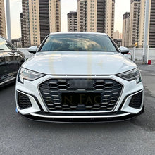 Load image into Gallery viewer, P Style Gloss Black Front Splitter for Audi A3 8Y S Line S3 20-24
