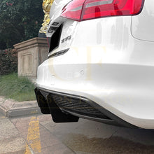 Load image into Gallery viewer, PSM Style Gloss Black Rear Diffuser for Audi B8.5 A4 S Line 13-15
