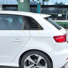 Load image into Gallery viewer, Gloss Black Window Louver Vents for Audi A3 8V S3 Hatchback 13-20
