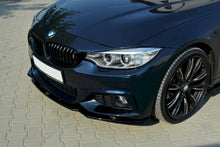 Load image into Gallery viewer, Maxton Design - Front Splitter V.1 BMW 4 Coupe / Gran Coupe / Cabrio M-Pack F32 / F36 / F33

