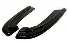 Load image into Gallery viewer, Maxton Design - REAR SIDE SPLITTERS BMW 5 F11 M-PACK (FITS TWO DOUBLE EXHAUST ENDS)
