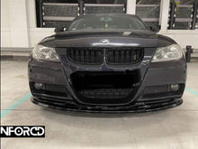 Load image into Gallery viewer, BMW 3 Series E90 E91 M Sport Pre LCI 2005-2008 Front Splitter Lip, Side Skirt Extensions &amp; Rear Spats Kit - Gloss Black ABS, UK Made, Fitting Bolts Included
