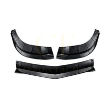 Load image into Gallery viewer, V Style Gloss Black Front Splitter for Mercedes Benz W204 C63 07-10
