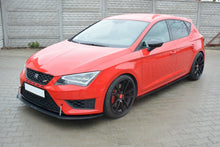 Load image into Gallery viewer, Maxton Design - FRONT RACING SPLITTER SEAT LEON III CUPRA / FR
