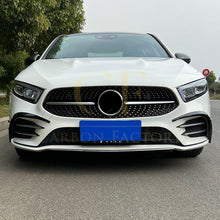 Load image into Gallery viewer, LP Style Gloss Black Front Canards for Mercedes Benz W177 A Class AMG &amp; A35 18-22
