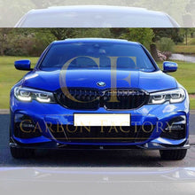 Load image into Gallery viewer, AC Style Gloss Black Front Splitter for BMW 3 Series G20 G21 Pre-LCI 19-22
