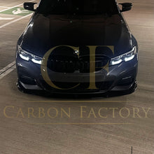 Load image into Gallery viewer, AC Style Gloss Black Front Splitter for BMW 3 Series G20 G21 Pre-LCI 19-22
