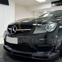 Load image into Gallery viewer, AMG Style Carbon Fibre Front Splitter for Mercedes Benz W204 C63 Facelift 12-14
