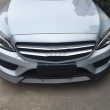 Load image into Gallery viewer, AMG Style Carbon Fibre Front Splitter for Mercedes Benz W205 C Class 15-18

