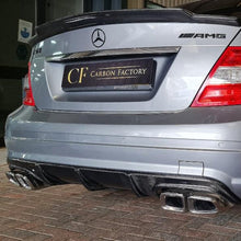 Load image into Gallery viewer, AMG Style Carbon Fibre Rear Diffuser for Mercedes Benz W204 C63 &amp; C Class Pre-Facelift 07-10
