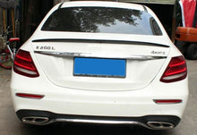 Load image into Gallery viewer, AMG Style Pre-Preg Carbon Fibre Boot Spoiler for Mercedes Benz W213 E Class Saloon 17-Present
