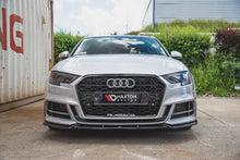 Load image into Gallery viewer, Maxton Design - FRONT SPLITTER V.3 AUDI S3 / A3 S-LINE 8V FACELIFT SEDAN (2016-2020)
