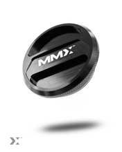 Load image into Gallery viewer, MMX Billet Aluminium Windscreen Washer Bottle Cap / Reservoir Cover for BMW G-Chassis Models, Black Anodised
