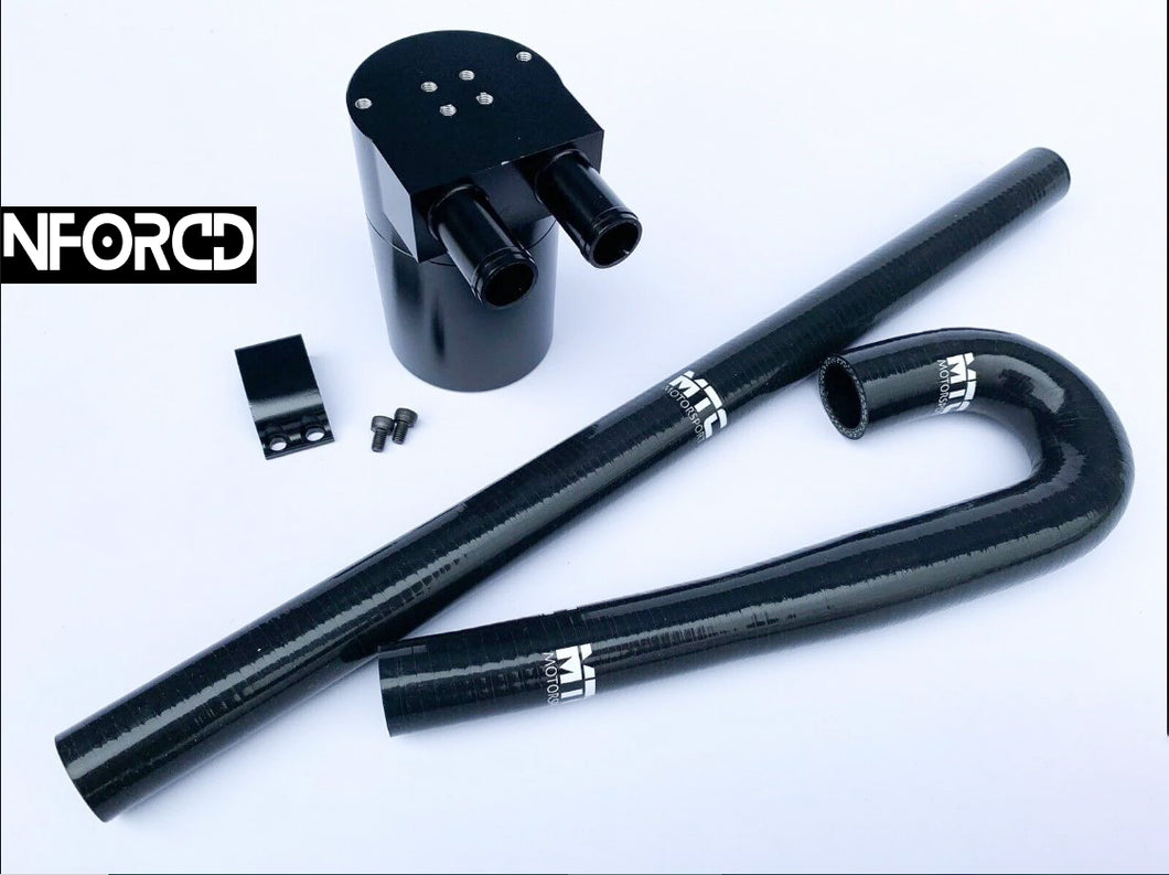 BILLET OIL CATCH TANK DOUBLE BAFFLED BMW 335I N54 535I 135I