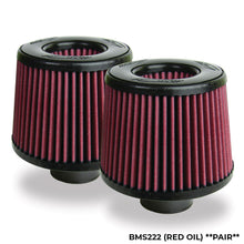 Load image into Gallery viewer, BMS Replacement Cone Intake Air Filter | Oiled Cotton or Dry | For BMS Intake Systems | BMS111 / BMS222 / R0818

