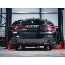 Load image into Gallery viewer, BMW 3 Series (G20/G21) Carbon Fibre M Performance Tips - OEM Style Larger 4&quot; Slip-on Replacement Tailpipes
