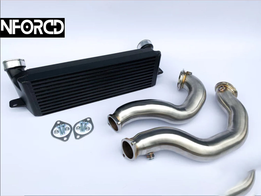 BMW 135I N54 DECAT DOWNPIPES & STEPPED INTERCOOLER E82 E88 2006-2010